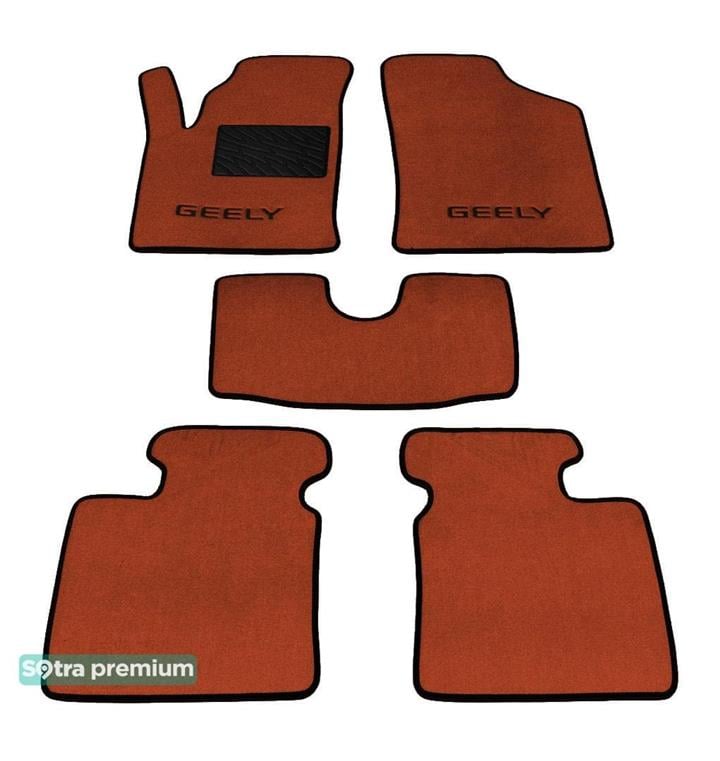 Sotra 06507-CH-TERRA Interior mats Sotra two-layer terracotta for Geely CK (2005-), set 06507CHTERRA: Buy near me in Poland at 2407.PL - Good price!