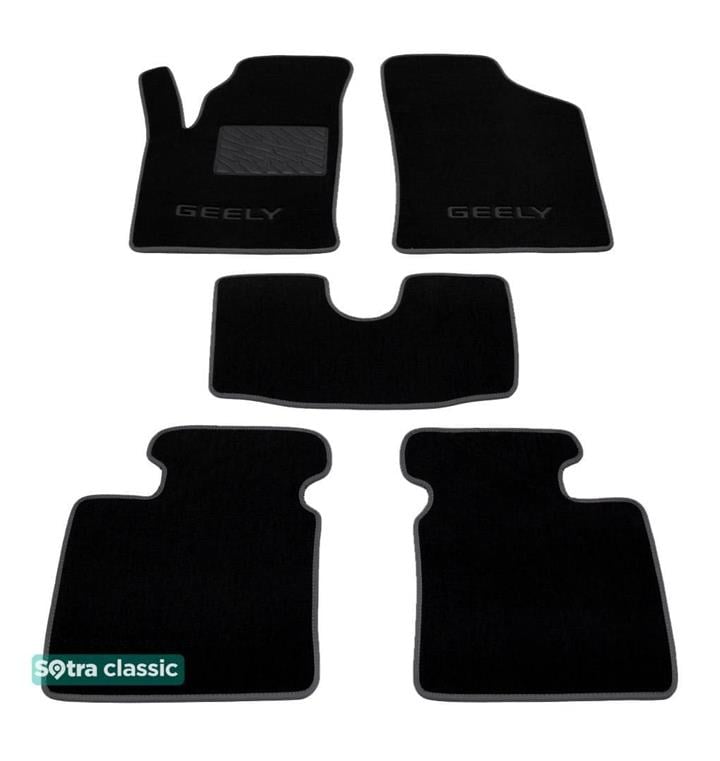 Sotra 06507-GD-BLACK Interior mats Sotra two-layer black for Geely CK (2005-), set 06507GDBLACK: Buy near me in Poland at 2407.PL - Good price!