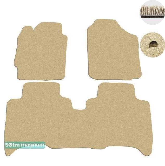 Sotra 06512-MG20-BEIGE Interior mats Sotra two-layer beige for Toyota Yaris sedan (2005-2012), set 06512MG20BEIGE: Buy near me in Poland at 2407.PL - Good price!