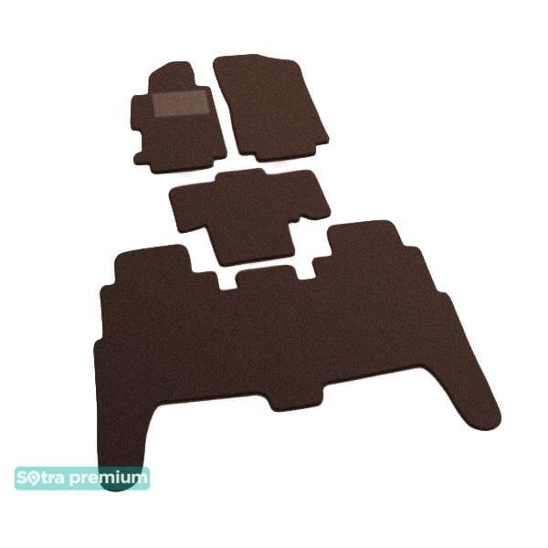 Sotra 06525-CH-CHOCO Interior mats Sotra two-layer brown for Honda Fr-v (2004-2009), set 06525CHCHOCO: Buy near me in Poland at 2407.PL - Good price!