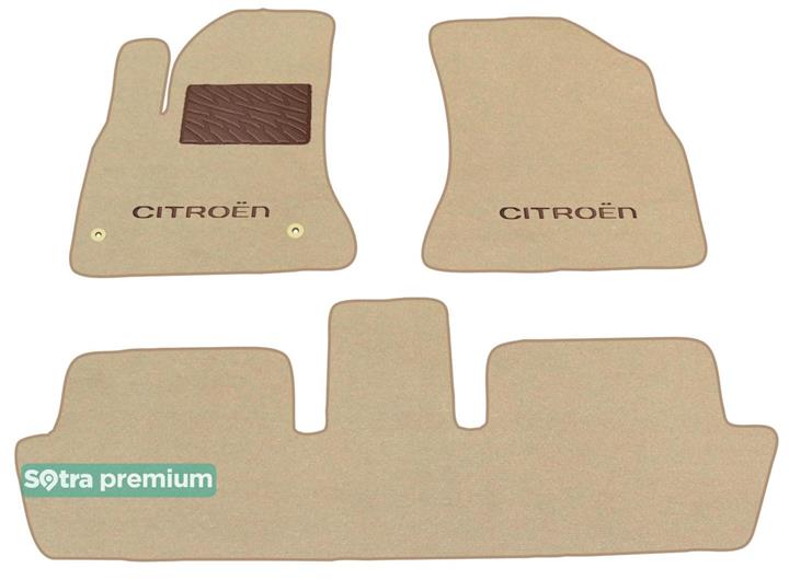Sotra 06549-CH-BEIGE Interior mats Sotra two-layer beige for Citroen C4 picasso (2006-2013), set 06549CHBEIGE: Buy near me at 2407.PL in Poland at an Affordable price!