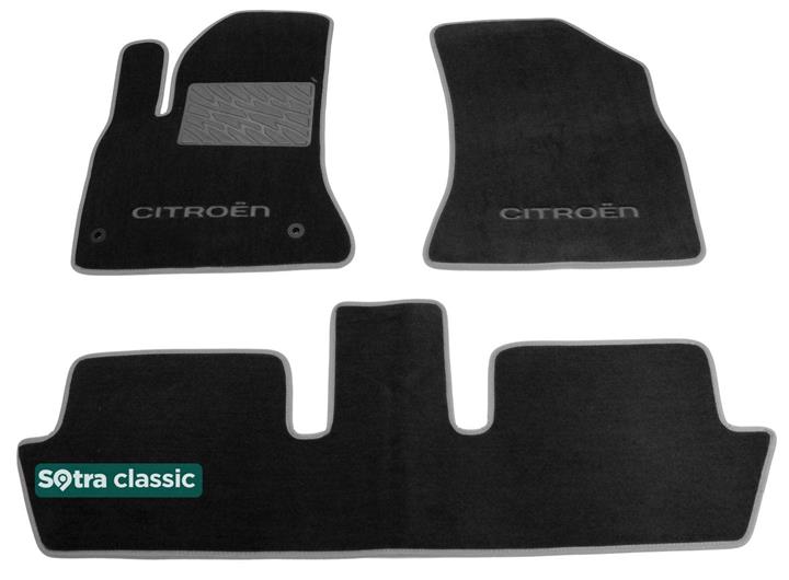 Sotra 06549-GD-BLACK Interior mats Sotra two-layer black for Citroen C4 picasso (2006-2013), set 06549GDBLACK: Buy near me in Poland at 2407.PL - Good price!