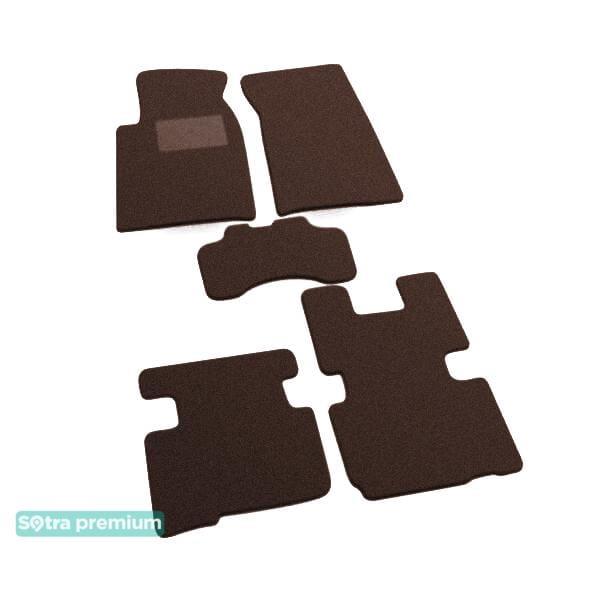 Sotra 06557-CH-CHOCO Interior mats Sotra two-layer brown for Ssang yong Rexton (2001-2006), set 06557CHCHOCO: Buy near me in Poland at 2407.PL - Good price!