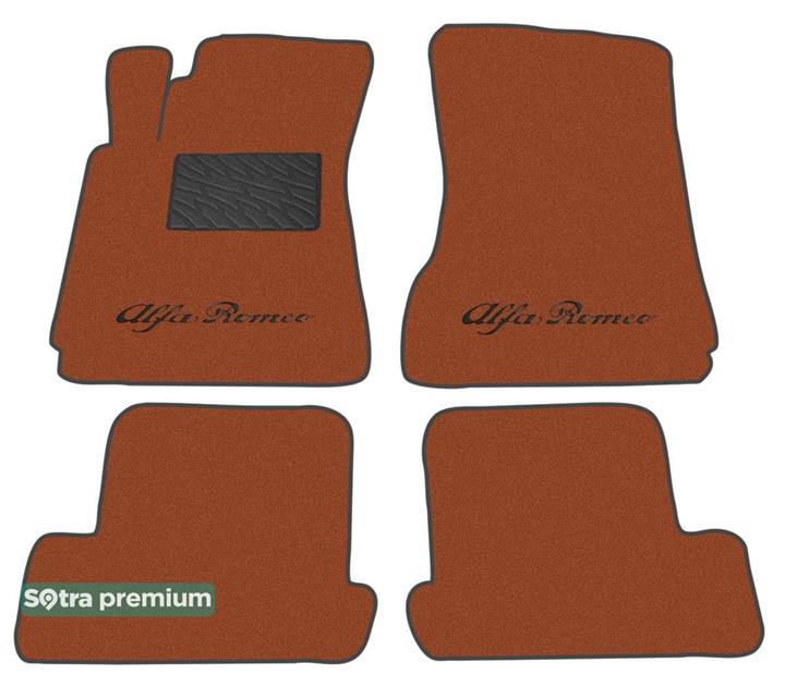 Sotra 06562-CH-TERRA Interior mats Sotra two-layer terracotta for Alfa Romeo Brera (2005-2010), set 06562CHTERRA: Buy near me at 2407.PL in Poland at an Affordable price!