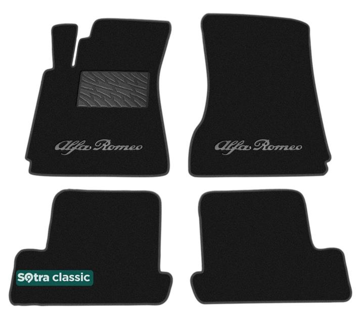 Sotra 06562-GD-BLACK Interior mats Sotra two-layer black for Alfa Romeo Brera (2005-2010), set 06562GDBLACK: Buy near me in Poland at 2407.PL - Good price!
