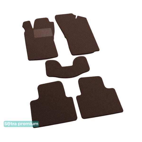 Sotra 06564-CH-CHOCO Interior mats Sotra two-layer brown for Alfa Romeo Gt (2003-2010), set 06564CHCHOCO: Buy near me in Poland at 2407.PL - Good price!