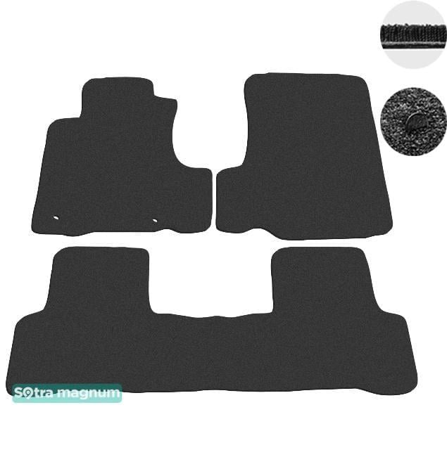 Sotra 06566-MG15-BLACK Interior mats Sotra two-layer black for Honda Cr-v (2007-2011), set 06566MG15BLACK: Buy near me at 2407.PL in Poland at an Affordable price!