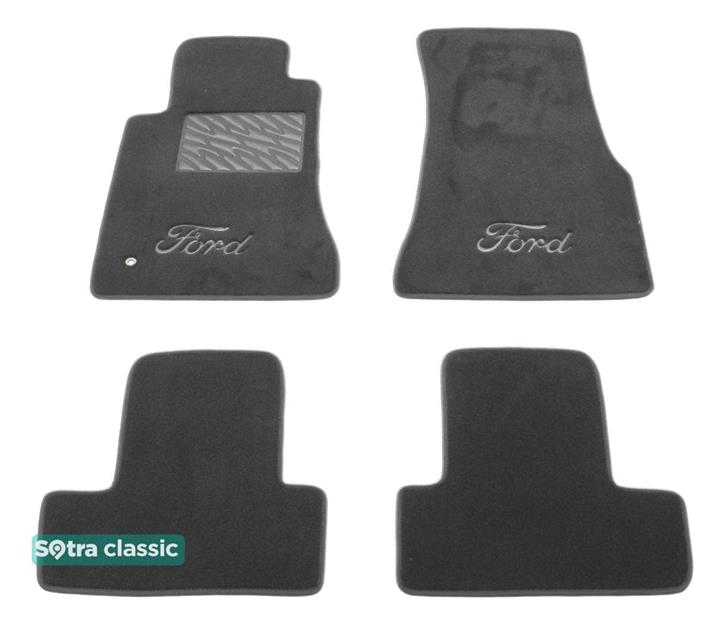 Sotra 06580-GD-GREY Interior mats Sotra two-layer gray for Ford Mustang (2005-2014), set 06580GDGREY: Buy near me in Poland at 2407.PL - Good price!