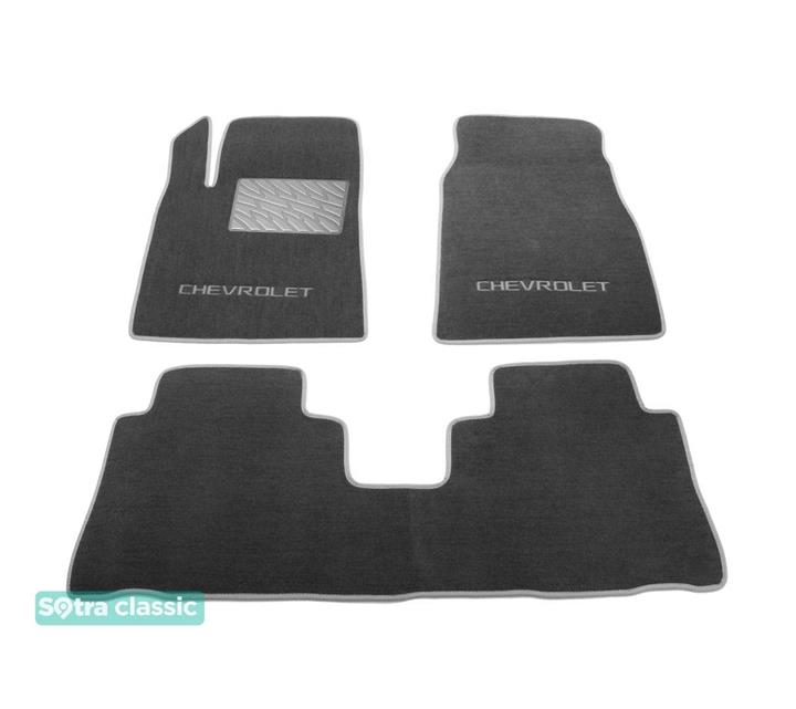 Sotra 06593-GD-GREY Interior mats Sotra two-layer gray for Chevrolet Captiva (2006-2009), set 06593GDGREY: Buy near me in Poland at 2407.PL - Good price!