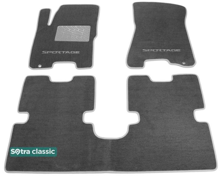 Sotra 06598-GD-GREY Interior mats Sotra two-layer gray for KIA Sportage (2004-2009), set 06598GDGREY: Buy near me in Poland at 2407.PL - Good price!