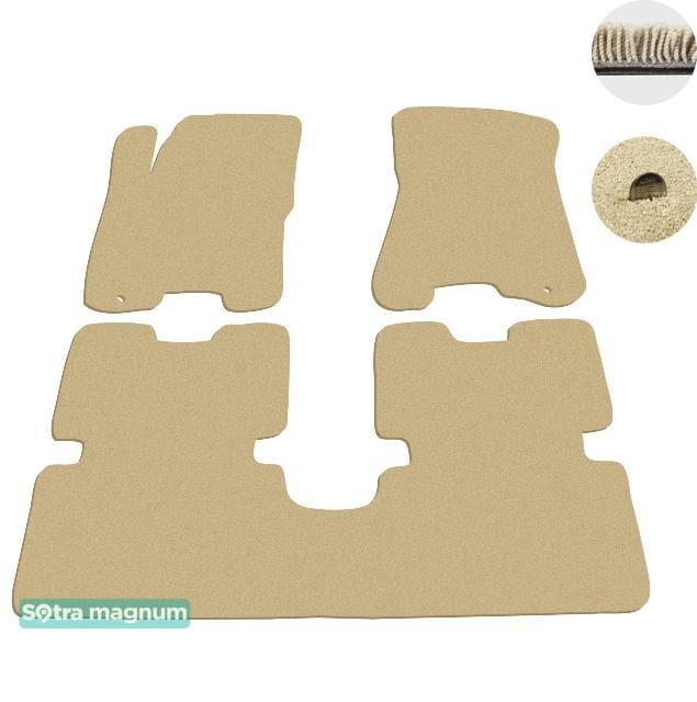 Sotra 06598-MG20-BEIGE Interior mats Sotra two-layer beige for KIA Sportage (2004-2009), set 06598MG20BEIGE: Buy near me in Poland at 2407.PL - Good price!