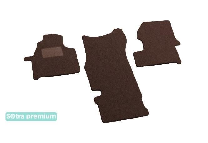 Sotra 06609-CH-CHOCO Interior mats Sotra two-layer brown for Mercedes Sprinter (2006-), set 06609CHCHOCO: Buy near me in Poland at 2407.PL - Good price!