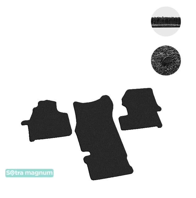 Sotra 06609-MG15-BLACK Interior mats Sotra two-layer black for Mercedes Sprinter (2006-), set 06609MG15BLACK: Buy near me at 2407.PL in Poland at an Affordable price!