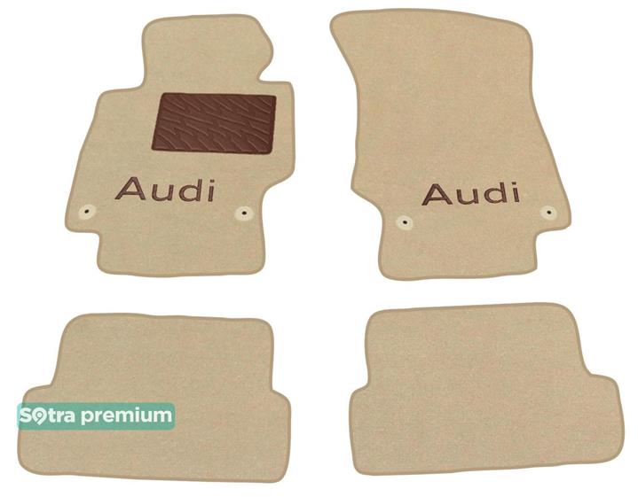 Sotra 06617-CH-BEIGE Interior mats Sotra two-layer beige for Audi Tt coupe (2006-2014), set 06617CHBEIGE: Buy near me in Poland at 2407.PL - Good price!