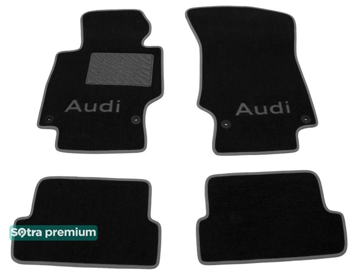 Sotra 06617-CH-BLACK Interior mats Sotra two-layer black for Audi Tt coupe (2006-2014), set 06617CHBLACK: Buy near me in Poland at 2407.PL - Good price!