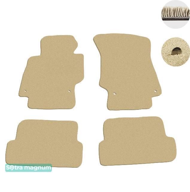 Sotra 06617-MG20-BEIGE Interior mats Sotra two-layer beige for Audi Tt coupe (2006-2014), set 06617MG20BEIGE: Buy near me in Poland at 2407.PL - Good price!