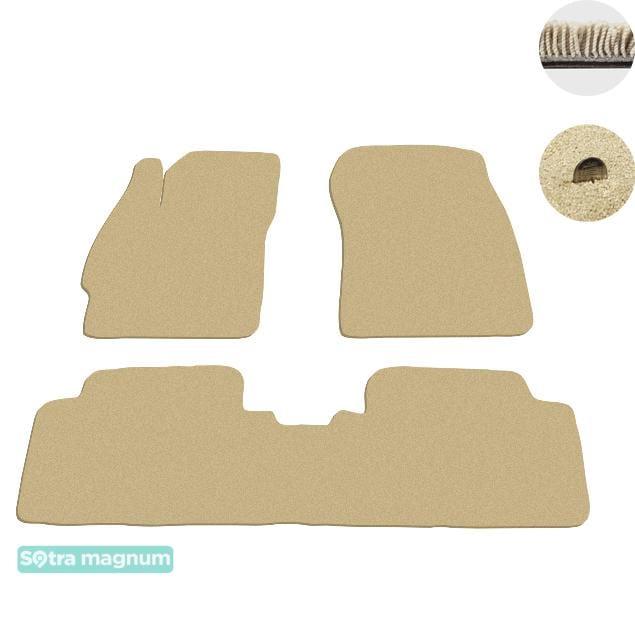 Sotra 06625-MG20-BEIGE Interior mats Sotra two-layer beige for Toyota Auris (2006-2012), set 06625MG20BEIGE: Buy near me in Poland at 2407.PL - Good price!