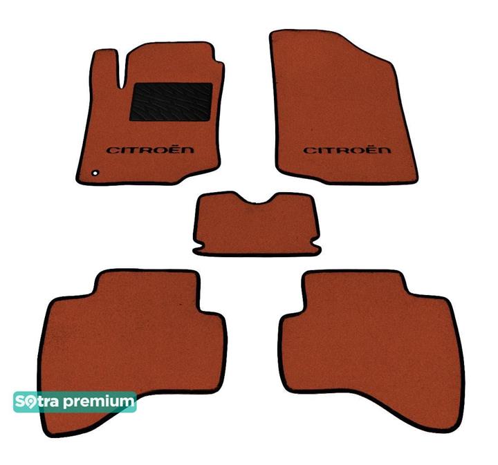 Sotra 06644-CH-TERRA Interior mats Sotra two-layer terracotta for Citroen C1 (2005-2011), set 06644CHTERRA: Buy near me in Poland at 2407.PL - Good price!