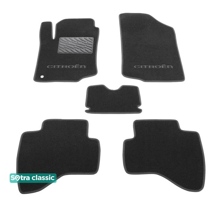 Sotra 06644-GD-GREY Interior mats Sotra two-layer gray for Citroen C1 (2005-2011), set 06644GDGREY: Buy near me in Poland at 2407.PL - Good price!