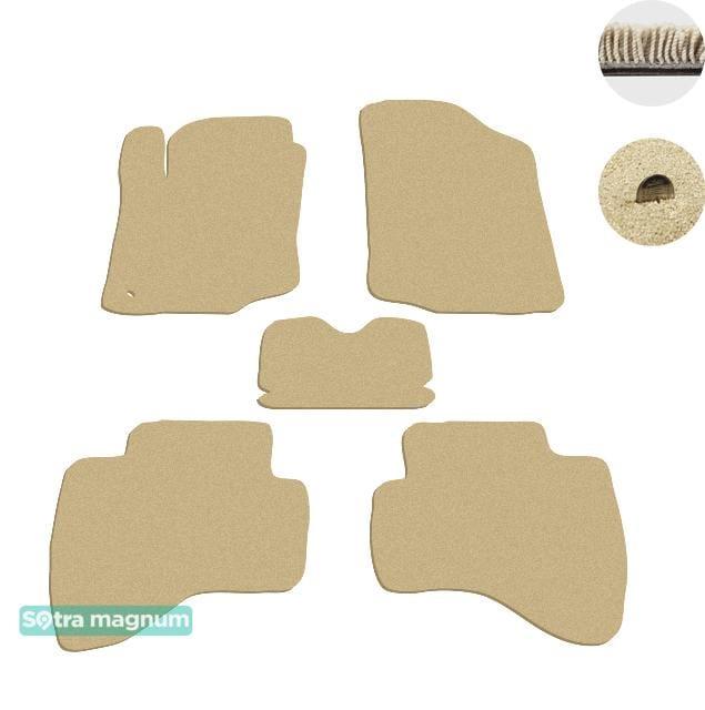 Sotra 06644-MG20-BEIGE Interior mats Sotra two-layer beige for Citroen C1 (2005-2011), set 06644MG20BEIGE: Buy near me in Poland at 2407.PL - Good price!