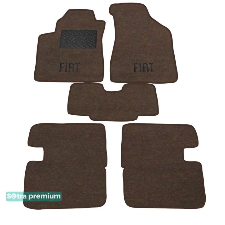 Sotra 06646-CH-CHOCO Interior mats Sotra two-layer brown for Fiat Bravo (2006-2014), set 06646CHCHOCO: Buy near me in Poland at 2407.PL - Good price!