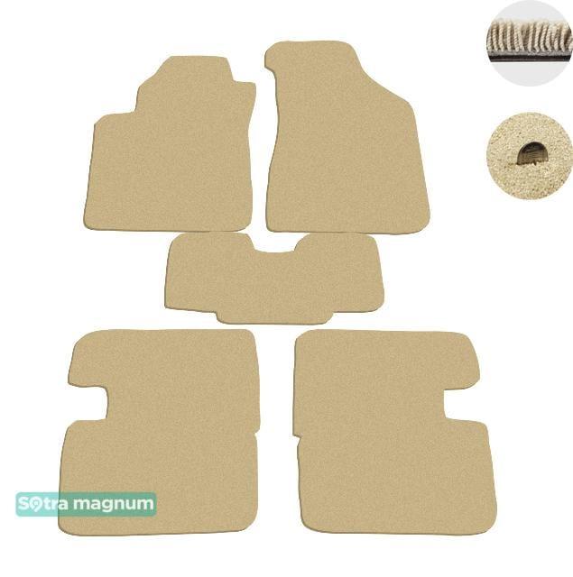 Sotra 06646-MG20-BEIGE Interior mats Sotra two-layer beige for Fiat Bravo (2006-2014), set 06646MG20BEIGE: Buy near me in Poland at 2407.PL - Good price!