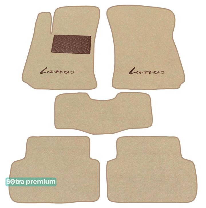 Sotra 06665-CH-BEIGE Interior mats Sotra two-layer beige for Daewoo Lanos (1997-), set 06665CHBEIGE: Buy near me in Poland at 2407.PL - Good price!