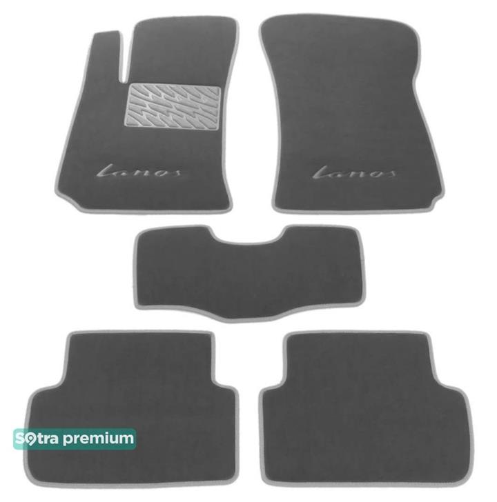 Sotra 06665-CH-GREY Interior mats Sotra two-layer gray for Daewoo Lanos (1997-), set 06665CHGREY: Buy near me at 2407.PL in Poland at an Affordable price!