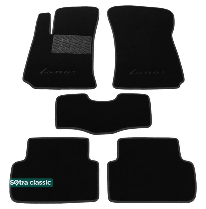 Sotra 06665-GD-BLACK Interior mats Sotra two-layer black for Daewoo Lanos (1997-), set 06665GDBLACK: Buy near me in Poland at 2407.PL - Good price!