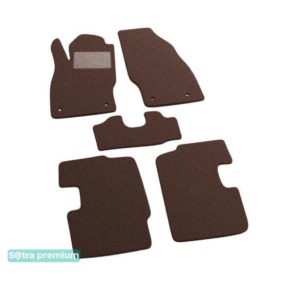 Sotra 06669-CH-CHOCO Interior mats Sotra two-layer brown for Opel Corsa d (2006-2014), set 06669CHCHOCO: Buy near me in Poland at 2407.PL - Good price!