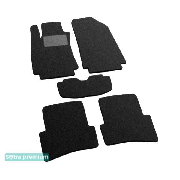 Sotra 06678-CH-BLACK Interior mats Sotra two-layer black for Renault Clio (2005-2014), set 06678CHBLACK: Buy near me in Poland at 2407.PL - Good price!