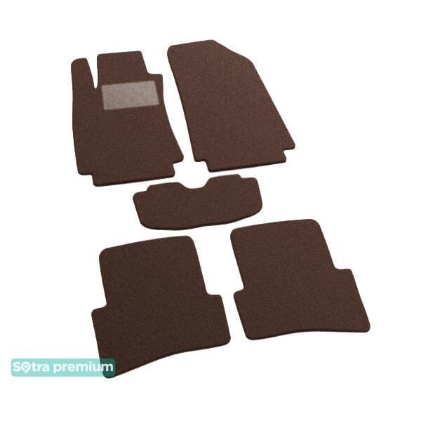 Sotra 06678-CH-CHOCO Interior mats Sotra two-layer brown for Renault Clio (2005-2014), set 06678CHCHOCO: Buy near me at 2407.PL in Poland at an Affordable price!
