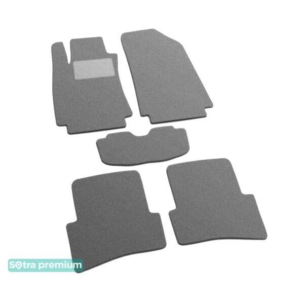 Sotra 06678-CH-GREY Interior mats Sotra two-layer gray for Renault Clio (2005-2014), set 06678CHGREY: Buy near me in Poland at 2407.PL - Good price!