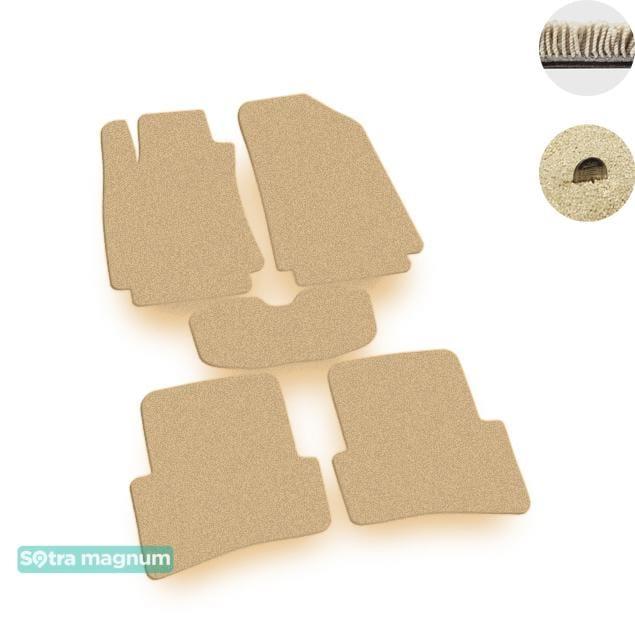 Sotra 06678-MG20-BEIGE Interior mats Sotra two-layer beige for Renault Clio (2005-2014), set 06678MG20BEIGE: Buy near me in Poland at 2407.PL - Good price!