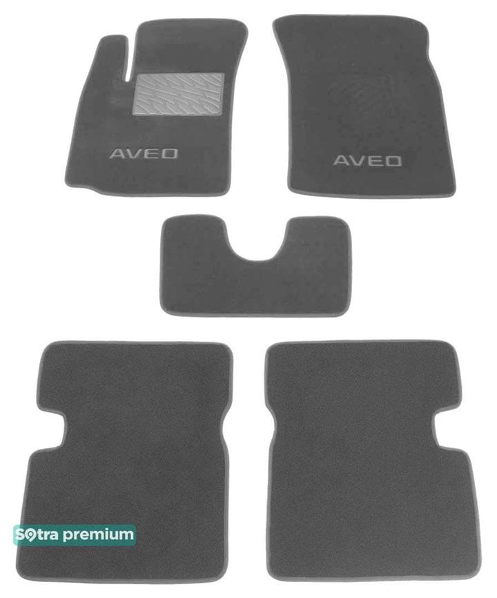 Sotra 06689-CH-GREY Interior mats Sotra two-layer gray for Chevrolet Aveo (2003-2011), set 06689CHGREY: Buy near me in Poland at 2407.PL - Good price!