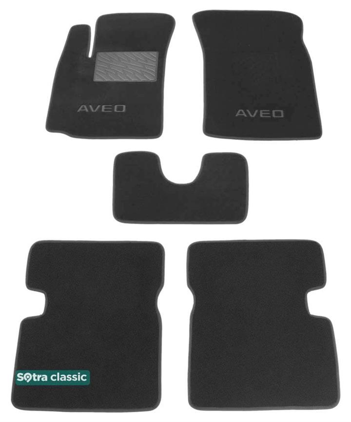 Sotra 06689-GD-GREY Interior mats Sotra two-layer gray for Chevrolet Aveo (2003-2011), set 06689GDGREY: Buy near me in Poland at 2407.PL - Good price!