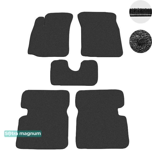 Sotra 06689-MG15-BLACK Interior mats Sotra two-layer black for Chevrolet Aveo (2003-2011), set 06689MG15BLACK: Buy near me in Poland at 2407.PL - Good price!