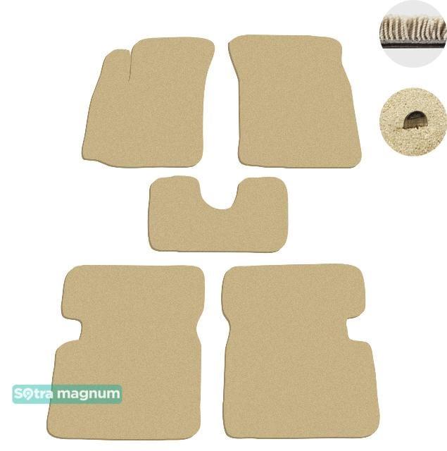 Sotra 06689-MG20-BEIGE Interior mats Sotra two-layer beige for Chevrolet Aveo (2003-2011), set 06689MG20BEIGE: Buy near me in Poland at 2407.PL - Good price!