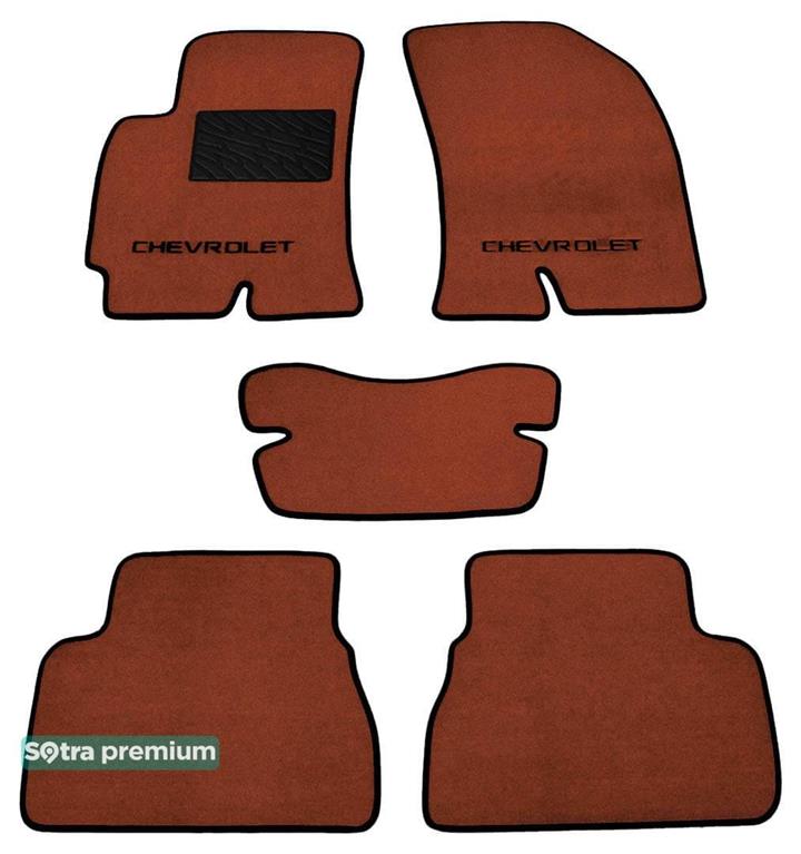 Sotra 06691-CH-TERRA Interior mats Sotra two-layer terracotta for Chevrolet Epica (2006-2015), set 06691CHTERRA: Buy near me in Poland at 2407.PL - Good price!