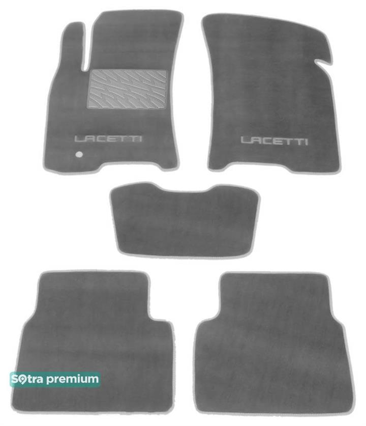 Sotra 06692-CH-GREY Interior mats Sotra two-layer gray for Chevrolet Lacetti / nubira (2004-2011), set 06692CHGREY: Buy near me in Poland at 2407.PL - Good price!