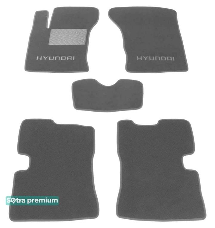 Sotra 06693-CH-GREY Interior mats Sotra two-layer gray for Hyundai Getz (2002-2005), set 06693CHGREY: Buy near me in Poland at 2407.PL - Good price!
