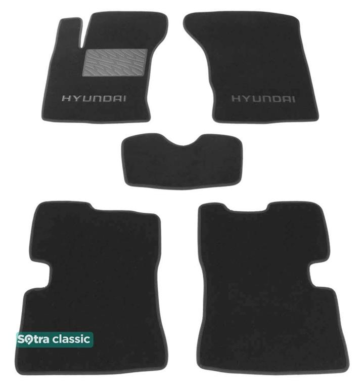 Sotra 06693-GD-GREY Interior mats Sotra two-layer gray for Hyundai Getz (2002-2005), set 06693GDGREY: Buy near me in Poland at 2407.PL - Good price!