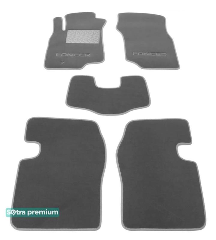 Sotra 06695-CH-GREY Interior mats Sotra two-layer gray for Mitsubishi Lancer (2004-2007), set 06695CHGREY: Buy near me in Poland at 2407.PL - Good price!