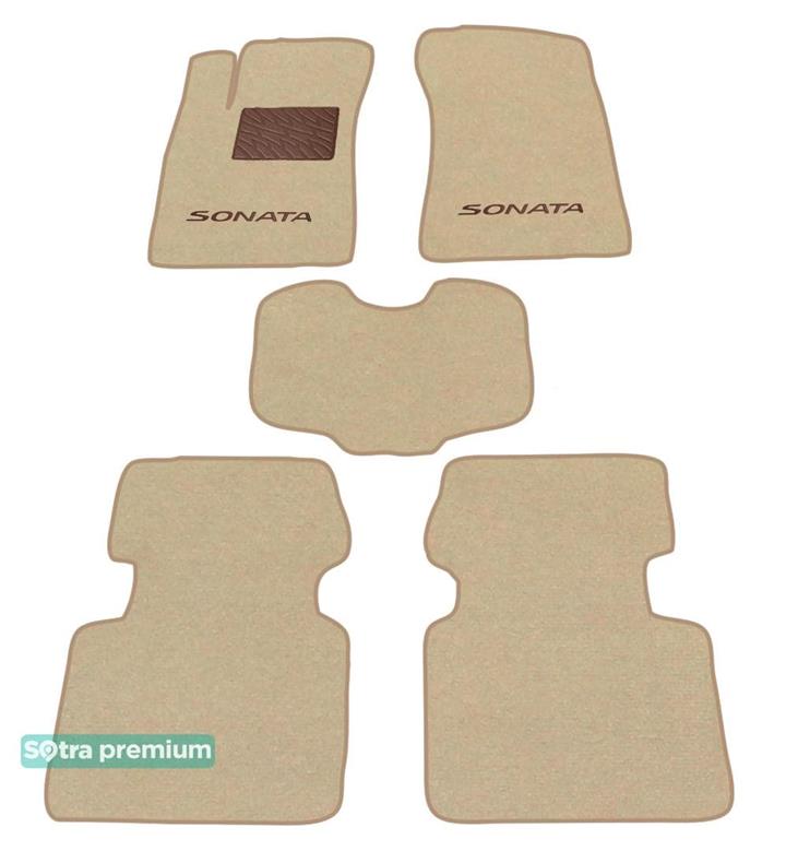 Sotra 06697-CH-BEIGE Interior mats Sotra two-layer beige for Hyundai Sonata (2004-2009), set 06697CHBEIGE: Buy near me in Poland at 2407.PL - Good price!