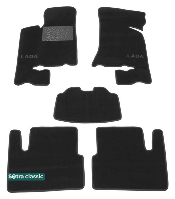 Sotra 06702-GD-GREY Interior mats Sotra two-layer gray for VAZ (Lada) 2170 priora (2007-), set 06702GDGREY: Buy near me in Poland at 2407.PL - Good price!