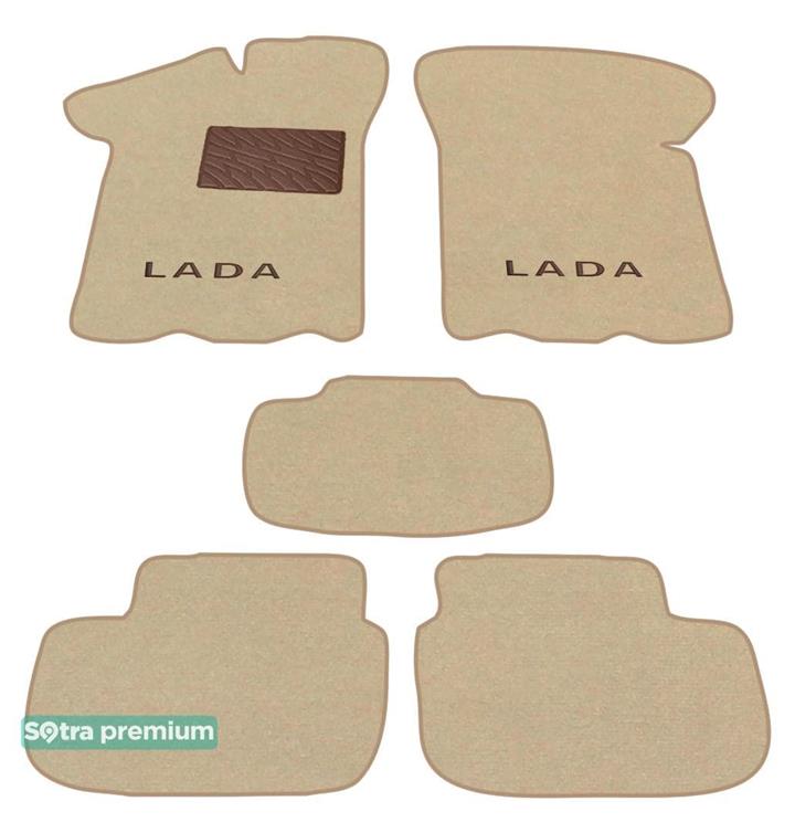 Sotra 06710-CH-BEIGE Interior mats Sotra two-layer beige for VAZ (Lada) 2108 / 21099 (1990-2012), set 06710CHBEIGE: Buy near me in Poland at 2407.PL - Good price!