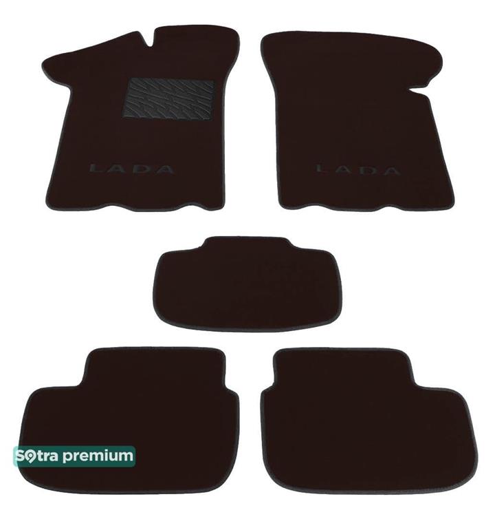 Sotra 06710-CH-CHOCO Interior mats Sotra two-layer brown for VAZ (Lada) 2108 / 21099 (1990-2012), set 06710CHCHOCO: Buy near me in Poland at 2407.PL - Good price!