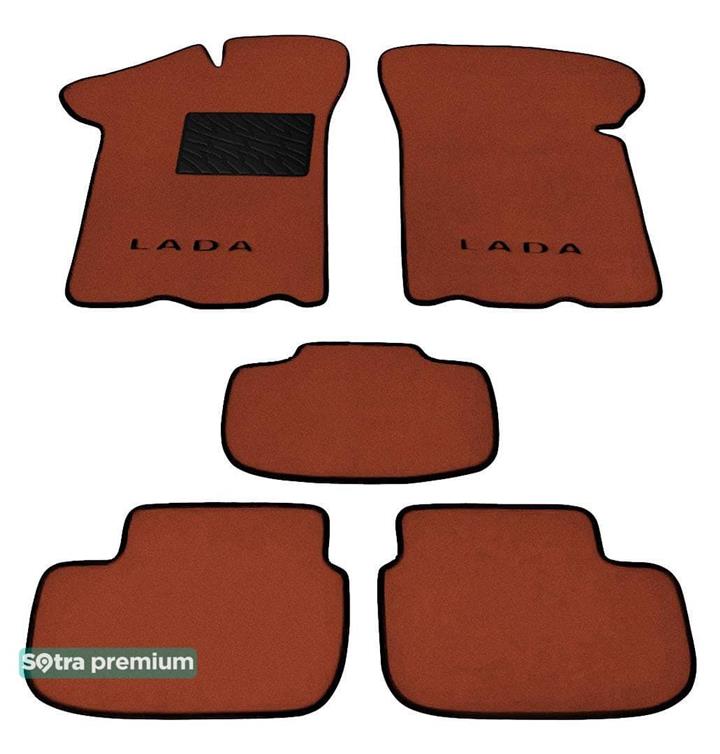 Sotra 06710-CH-TERRA Interior mats Sotra two-layer terracotta for VAZ (Lada) 2108 / 21099 (1990-2012), set 06710CHTERRA: Buy near me in Poland at 2407.PL - Good price!