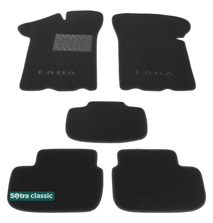 Sotra 06710-GD-GREY Interior mats Sotra two-layer gray for VAZ (Lada) 2108 / 21099 (1990-2012), set 06710GDGREY: Buy near me in Poland at 2407.PL - Good price!