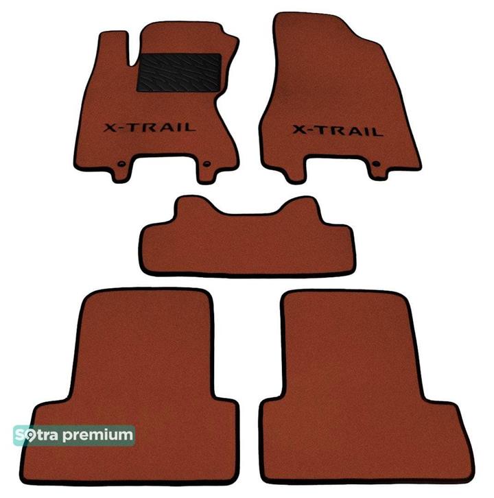 Sotra 06722-CH-TERRA Interior mats Sotra two-layer terracotta for Nissan X-trail (2007-2013), set 06722CHTERRA: Buy near me at 2407.PL in Poland at an Affordable price!